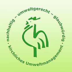 Logo Grüner Gockel in Grün