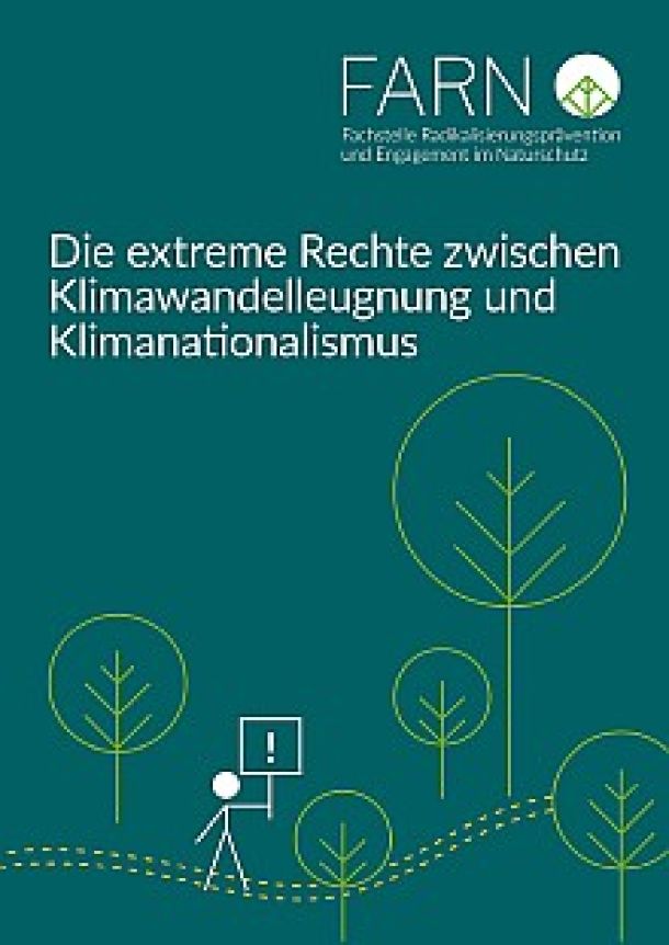 Cover der Broschüre Klimawandelleugnung FARN