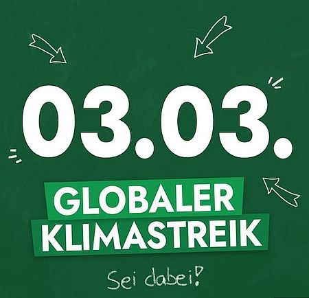 Logo des Klimastreiks am 03.03.23